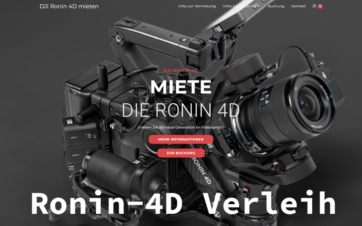 Vermietung Ronin 4D
